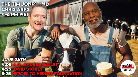 The Tim Jones and Chris Arps Show 06.24.2025 Andrew Bailey | Stokes | Judy Elias