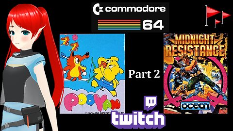 Commodore 64 Stream : Pooyan : Midnight Resistance 2/2 : Jaime Redd
