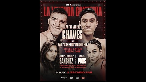 Alan Chaves vs Yair Marmolejo - May 03 2025 - Buenos Aires, Argentina
