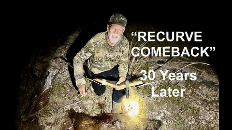 Lwano Recurve Bow Challenge! Wild Hog SUCCESS!!!