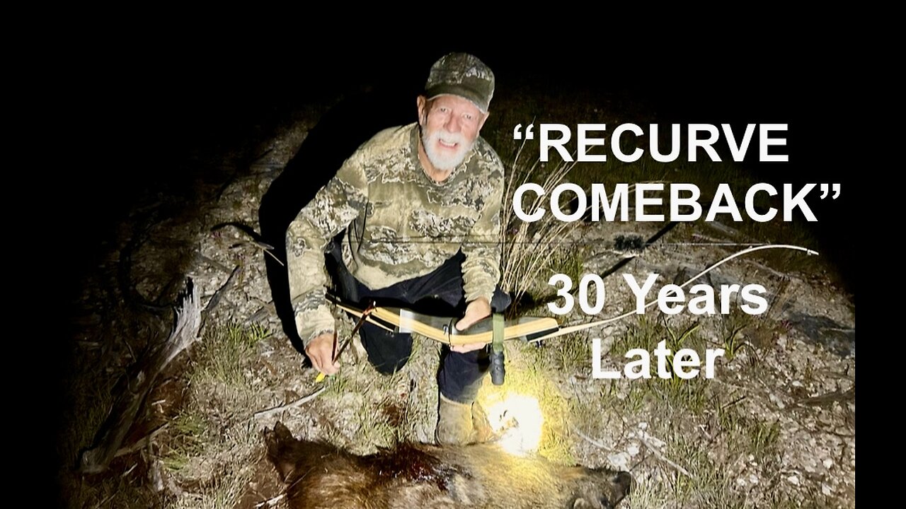 Lwano Recurve Bow Challenge! Wild Hog SUCCESS!!!