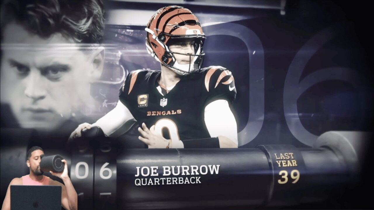 CHANNELADRIANTV Reacts | 6: Joe Burrow (QB, Bengals) | Top 100 Players of 2025
