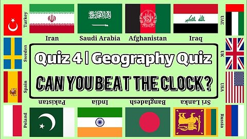 QUICK FIRE QUIZ! Identify the country in seconds! | Quiz 4