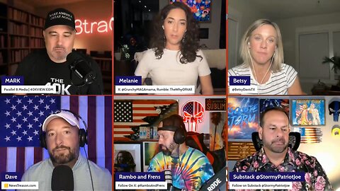 Stormy Patriot Joew/ Mark, Betsy, Melanie, Dave & Joe Rambo: Situation Update! - 8/1/25