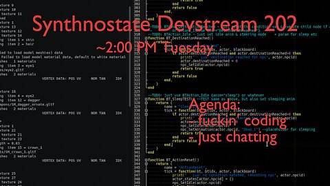 Synthnostate Devstream 202