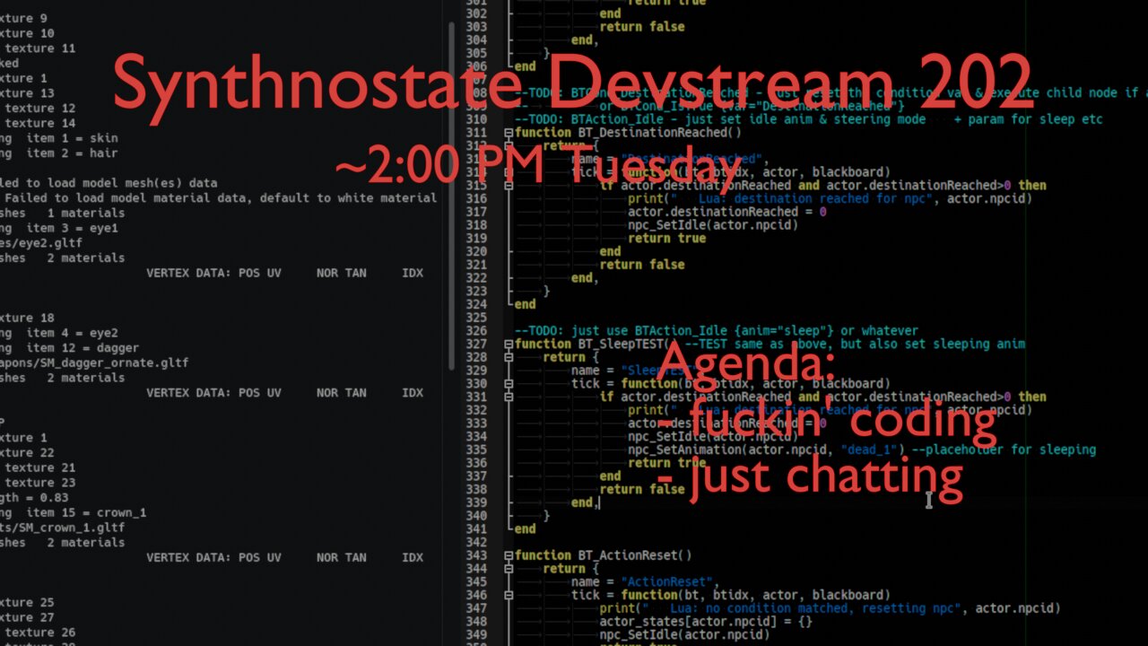 Synthnostate Devstream 202