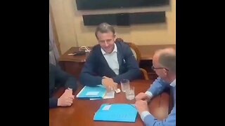 During return trip from Kiev reporters suddenly entered compartment - Merz hid a spoon, Macron a bag