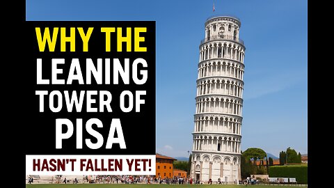 "The Shocking Truth About Pisa’s Famous Tilted Tower!"🍁