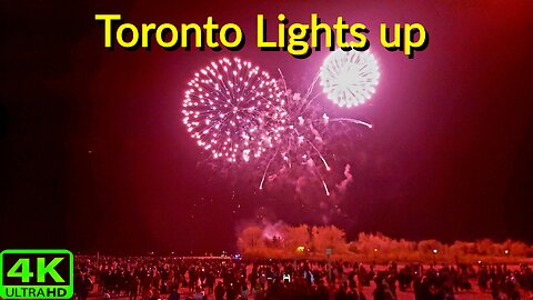 【4K】Toronto Beach Epic Fireworks 🎆 Canada 🇨🇦