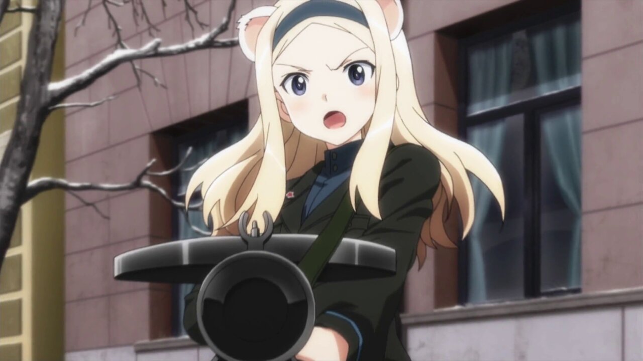 Brave Witches - Sasha chasing the Neuroi again
