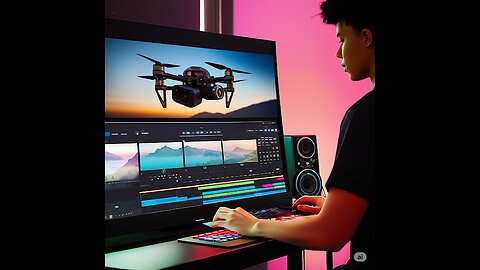 Trying Something New, Just Chatting While Editing New Drone Flight Video