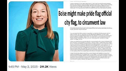 Boise wants pride flag to be state flag to circumvent new law