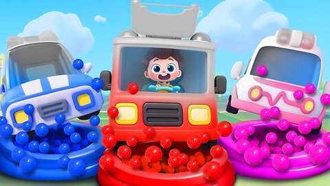 Learn Colors with Cars | The Color Song | Nursery Rhymes & Kids Songs | BabyBus