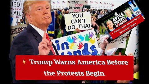 🦅 America First: Trump’s New Message That’s Shaking the World Ahead of Tomorrow’s Protests!