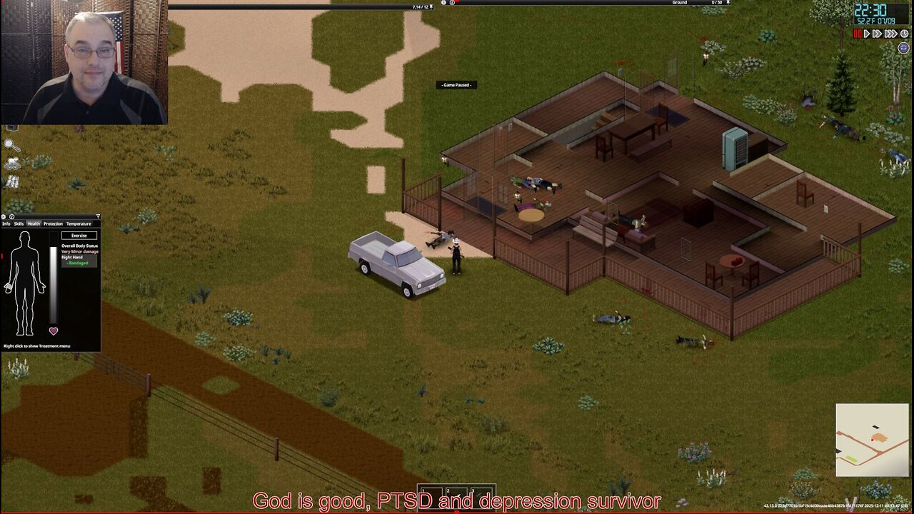 Project Zomboid, practicing for multiplayer