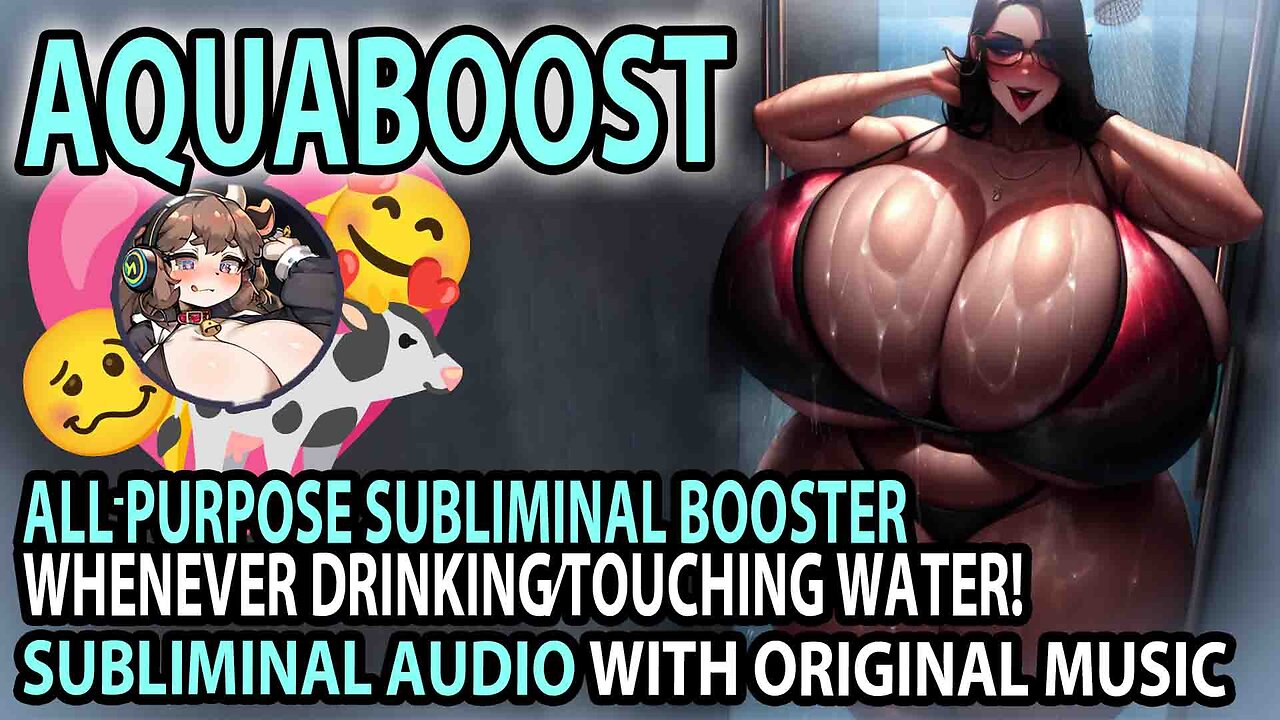 💧 AQUABOOST 💧 All-Purpose Results/Goals Booster for Other Subliminal Affirmations (Water-powered) 💖🐄
