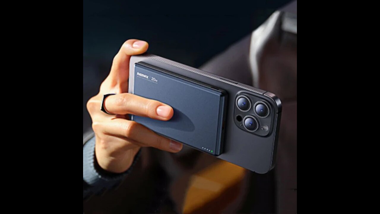 Ultra-Slim And Portable Magnetic Wireless Power Bank