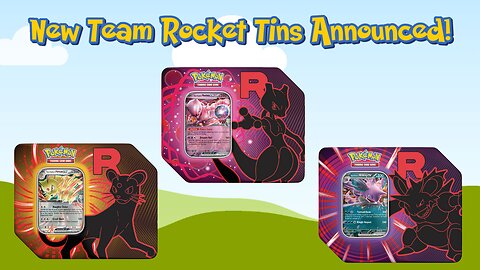 New Team Rocket Tins Announced!
