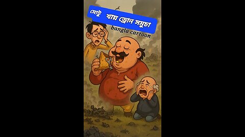 মটু খায় ড্রোন সমুচা | বাংলা মোটু পাতলু