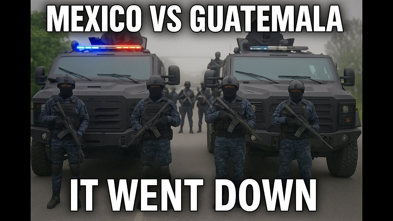 Border Showdown: Mexico Crosses Into Guatemala in Armed Pursuit