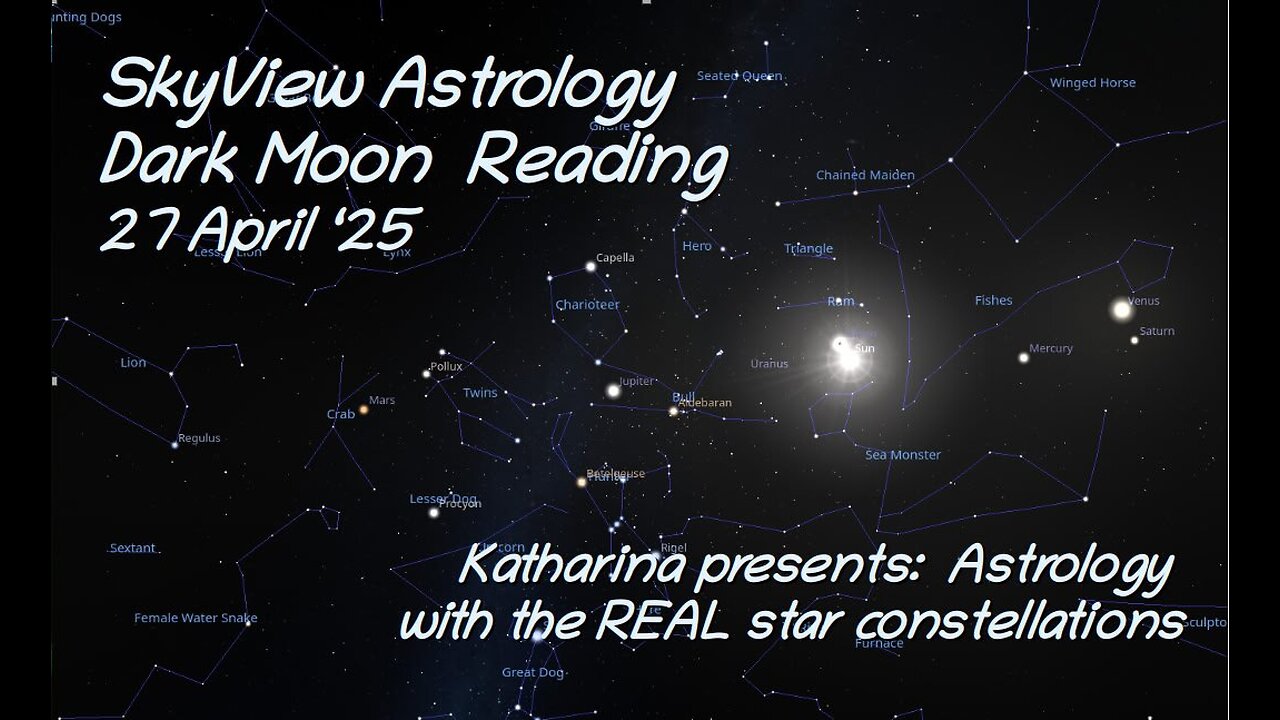Dark Moon Reading 27 April 2025