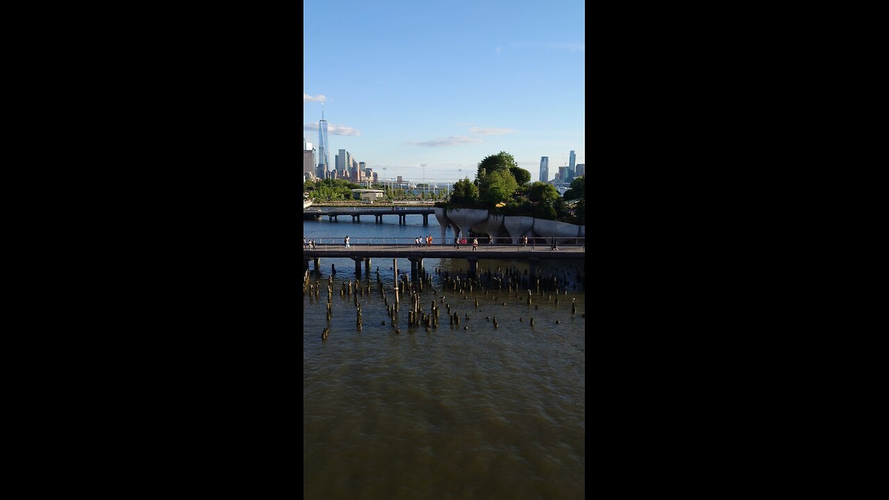 West Side Highway & Downtown Manhattan view from Pier 57 New York Real Sounds Unedited 2025 May 20