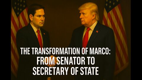 The Transformation of Marco Rubio: From "Little Marco" to America's Top Diplomat.