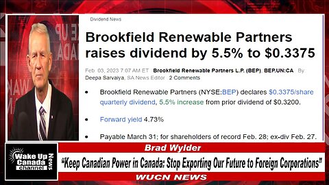 WUCN-Eoi#489-Keep Canadian Power in Canada: Stop Exporting Our Future to Foreign Corporations