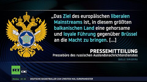 Russischer Geheimdienst: EU steckt hinter Unruhen in Serbien