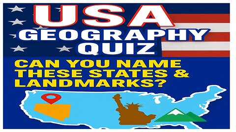 🗺️ USA Geography Quiz | Can You Name These States & Landmarks?