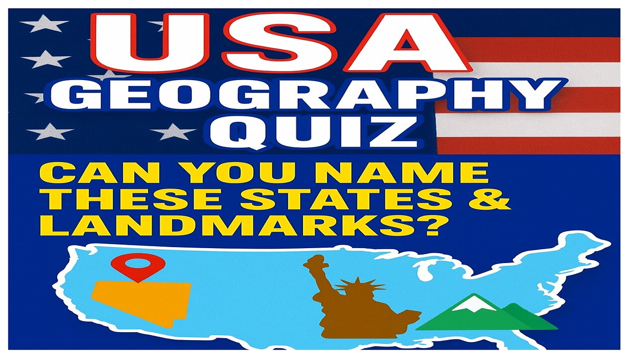 🗺️ USA Geography Quiz | Can You Name These States & Landmarks?