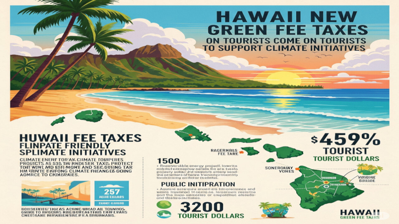 Esau Ushers In New "Green Fee" Carbon Tax For Hawaii Tourists