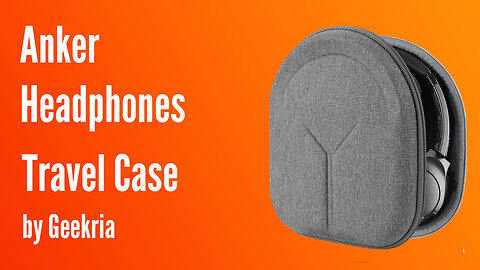 Anker Over-Ear Headphones Travel Case, Hard Shell Headset Carrying Case | Geekria