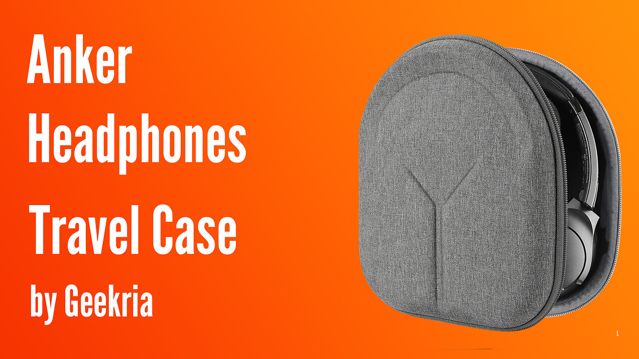 Anker Over-Ear Headphones Travel Case, Hard Shell Headset Carrying Case | Geekria