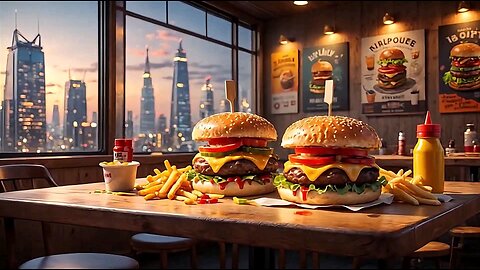 cooking food burguer