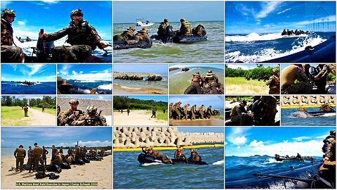 U.S. Marines Boat Raid Exercise in Japan | Camp Schwab 2024