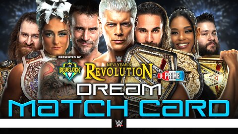 WWE New Year's Revolution 2026 - Dream Match Card | Bevelock
