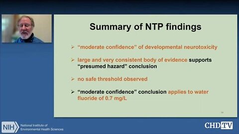 "Understanding the National Toxicology Program's 2023 Report on Fluoride Neurotoxicity"