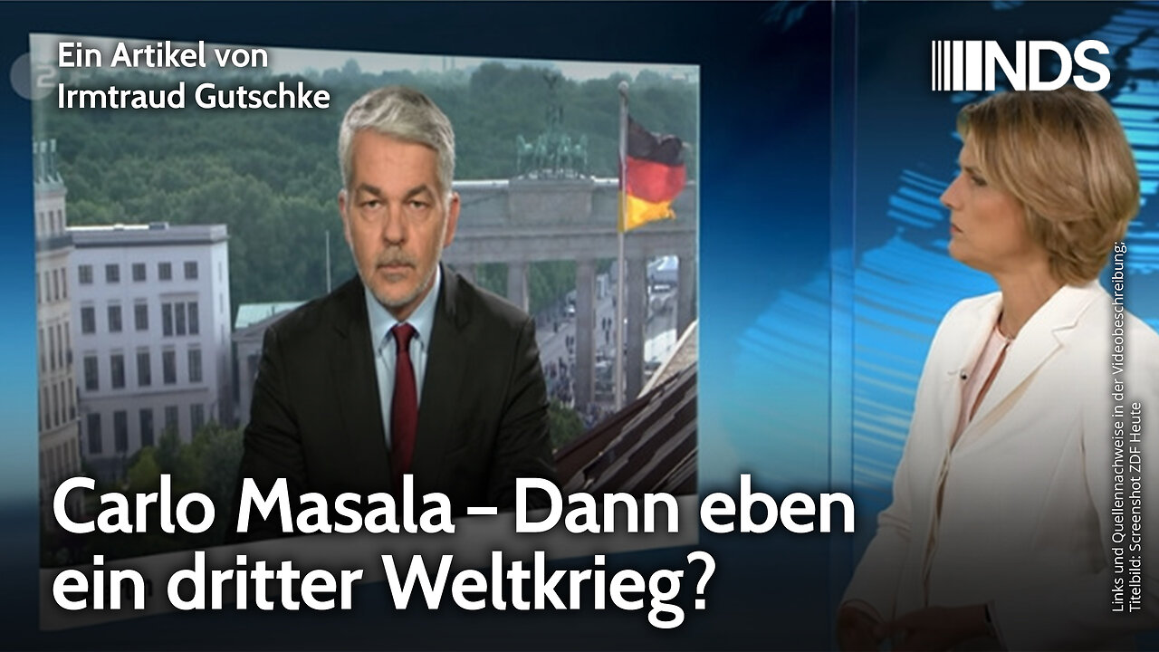 Carlo Masala – Dann eben ein dritter Weltkrieg? | Irmtraud Gutschke | NDS