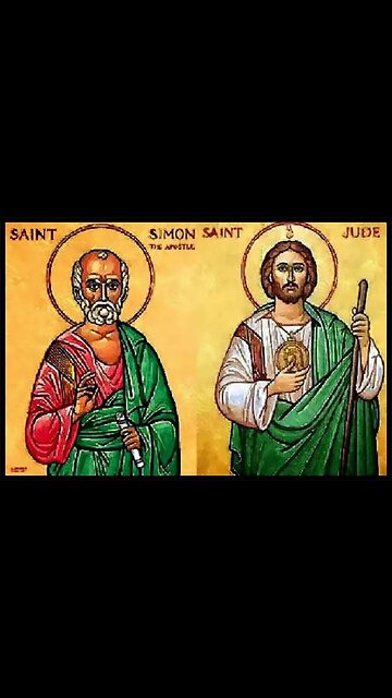 SAINT SIMON & SAINT JUDE, APOSTLES PRAY FOR US 🙏 #truth #jesus #mary #joseph #ihs #christ #church #