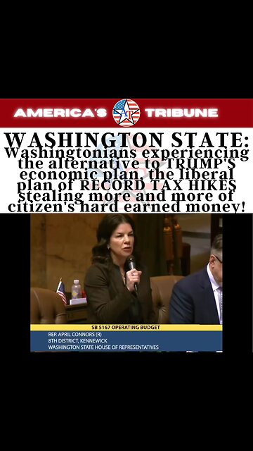 Washington State experiences largest tax hike in state history under LIBERAL government.
