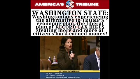 Washington State experiences largest tax hike in state history under LIBERAL government.
