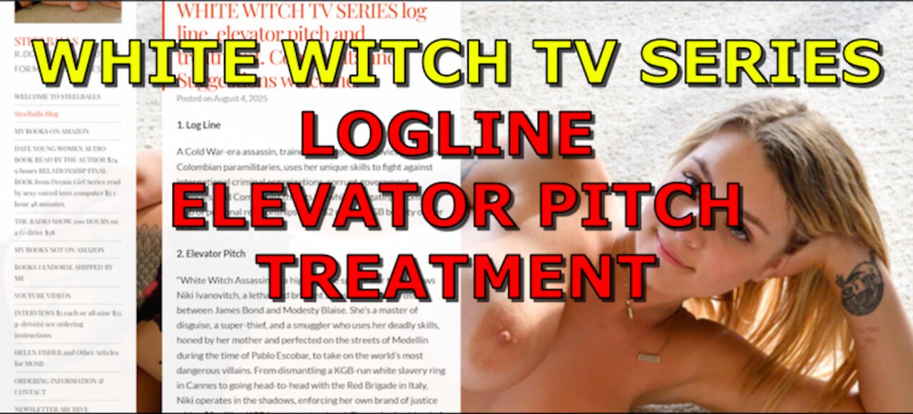 WHITE WITCH TV SERIES, LOG LINE, ELEVATOR PITCH AND TREATMENT