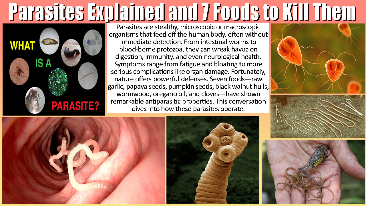Parasites Explained and 7 Foods to Kill Them