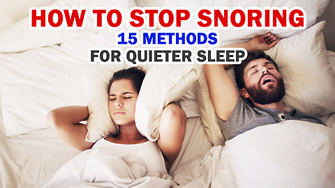 How to stop SNORING: 15 methods for quieter sleep