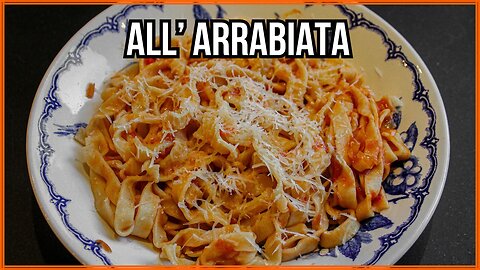 Authentic Pasta all'Arrabbiata Recipe | Spicy Italian Pasta Tutorial