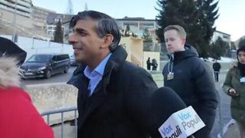 Callum Smiles Confronts Rishi Sunak in Davos about His Lack of Action with Immigration