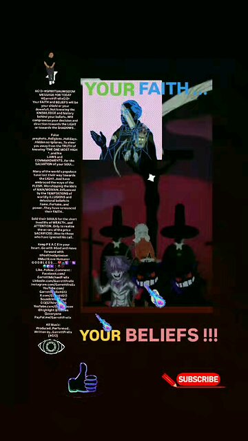 ▪︎YOUR FAITH..YOUR BELIEFS▪︎