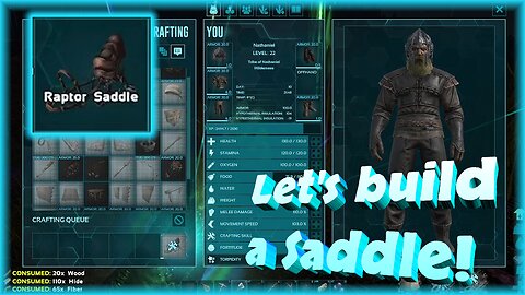 Let’s build a saddle! / ARK R1 E2