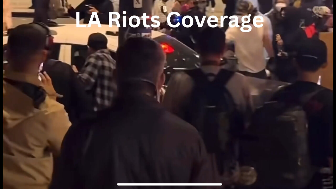 Live Coverage Los Angeles Riots and Protest - Ice Facility - Federal Building